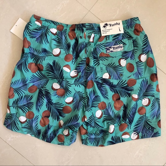 Men's Swim Trunks Quick Dry Shorts with Pockets - Picture 4 of 6